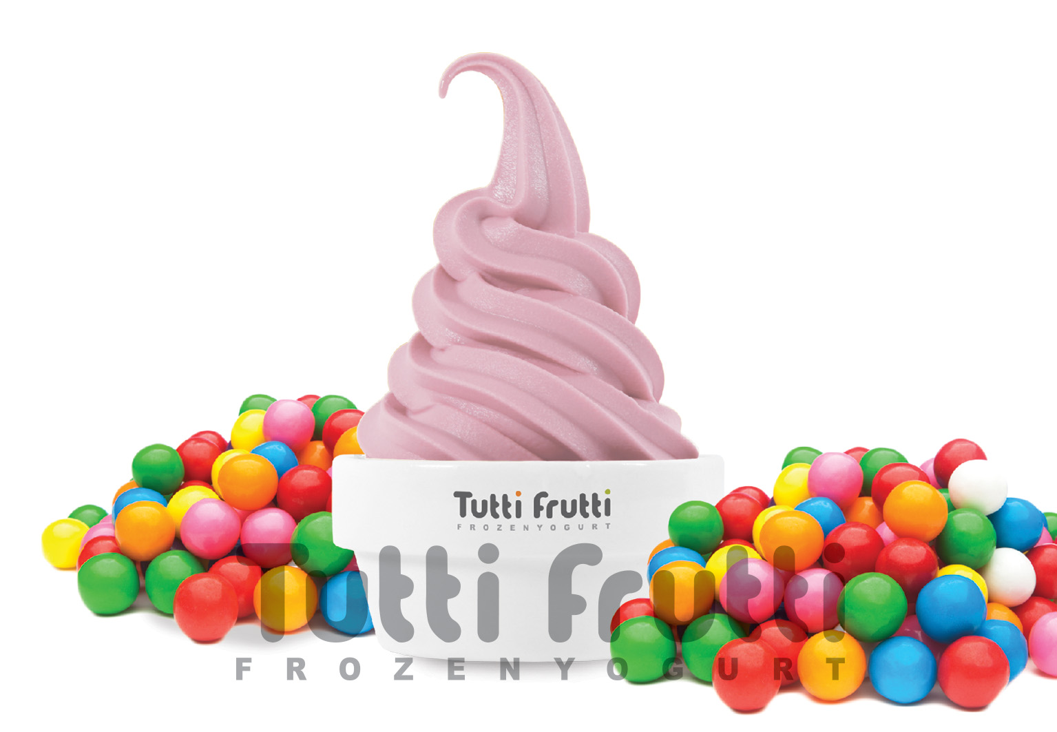 Замороженный йогурт Tutti Frutti со вкусом Бабл-Гам