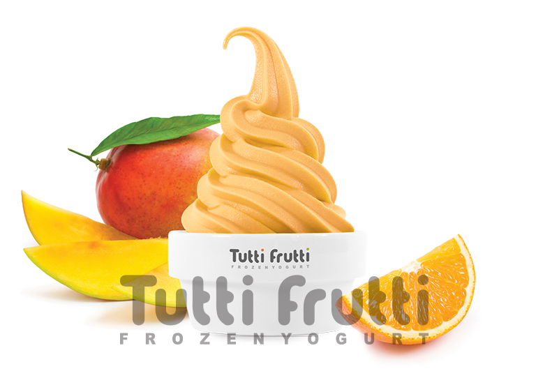 Замороженный йогурт Tutti Frutti со вкусом Сорбет Манго-Апельсин