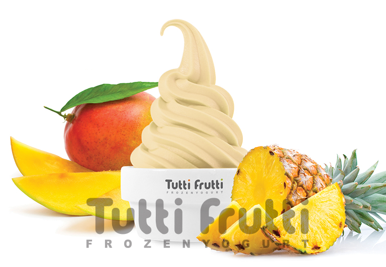 Замороженный йогурт Tutti Frutti со вкусом Сорбет Манго-Ананас