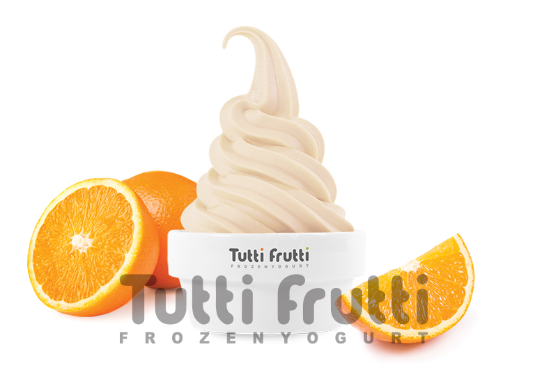 Замороженный йогурт Tutti Frutti со вкусом Сорбет Апельсин