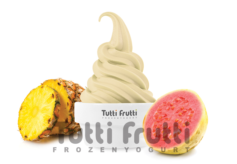 Замороженный йогурт Tutti Frutti со вкусом Ананас-Гуава