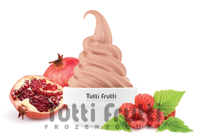 Замороженный йогурт Tutti Frutti со вкусом Малина-Гранат