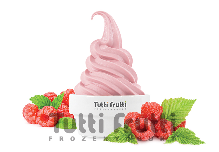 Замороженный йогурт Tutti Frutti со вкусом Сорбет Малина