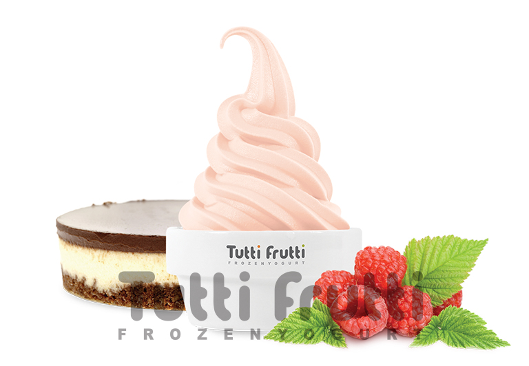 Замороженный йогурт Tutti Frutti со вкусом Малиновый чизкейк