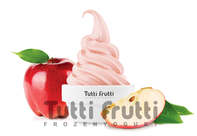 Замороженный йогурт Tutti Frutti со вкусом Красное яблоко