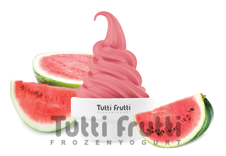 Замороженный йогурт Tutti Frutti со вкусом Арбуз